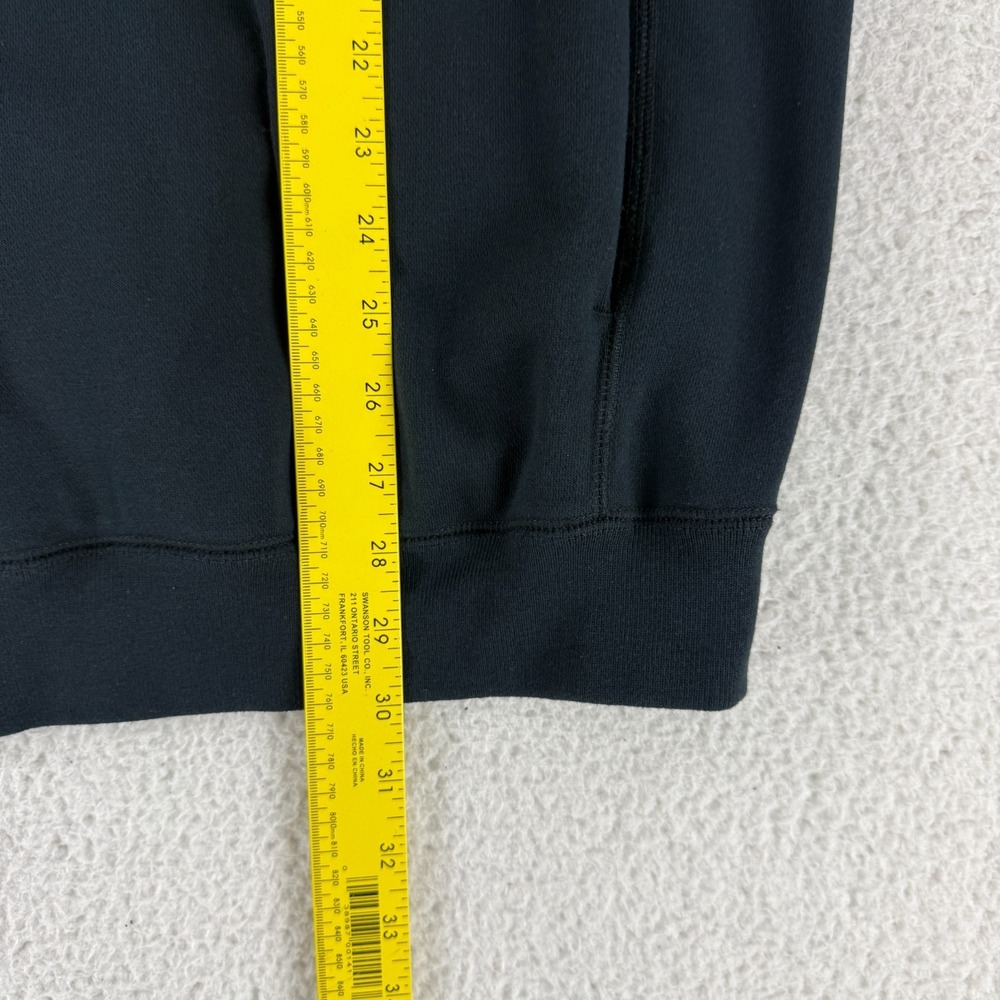 Nike Quilted Rally Hoodie Sweater Womens Size XL Black Pullover Long Sleeve Knit - Picture 7 of 16